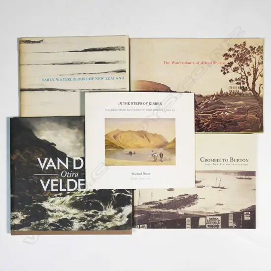 5 PUBLICATIONS - COLONIAL AND EARLY NZ PAINTING INCL. ALFRED SHARPE